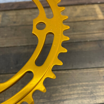 MCS Corona 44 Denti Per BMX Old School – Alluminio Oro 110/130 BCD | Potenza E Stile Retrò