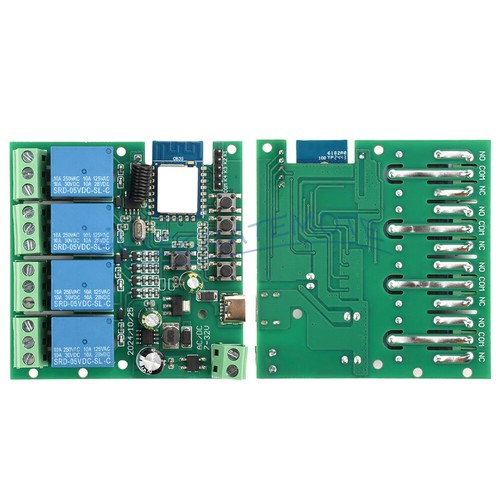 4 Channel Relay Switch Module Tuya Smart WIFI Remote Control Relay 2.4GHz 433MHz - Bild 5 von 11