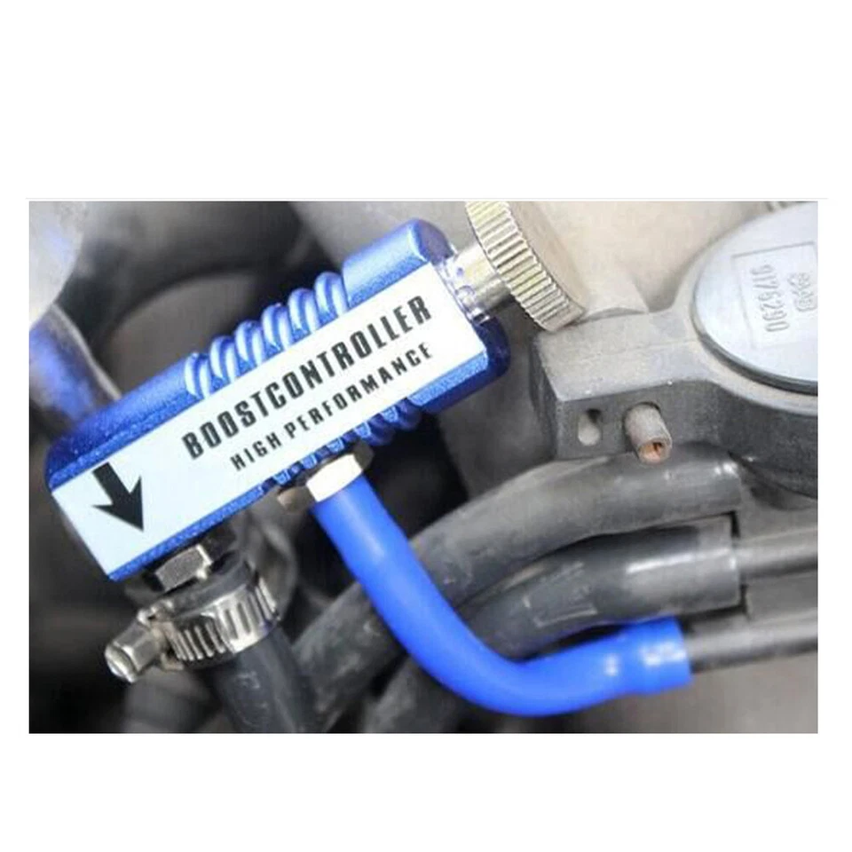 2" Electronic Digital Boost Meter Gauge w/ 0-30 PSI Manual Boost Controller Blue - Изображение 2 из 4