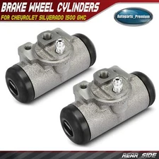 2x Rear Left & Right Drum Brake Wheel Cylinder for Chevrolet Silverado 1500 GMC