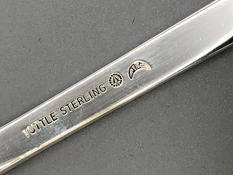 Овальный суп Onslow от Tuttle из чистого серебра 6,75 дюйма, президентская марка «JEC» - Изображение 3 из 3