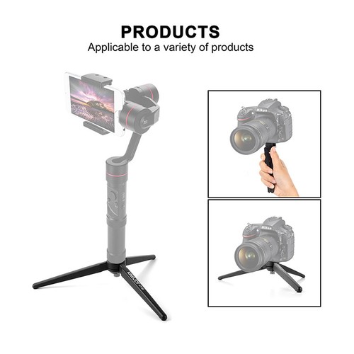 NEW! Aluminum Mini Table Portable Tripod Stand Holder for phone Camera Ballhead - Picture 2 of 11