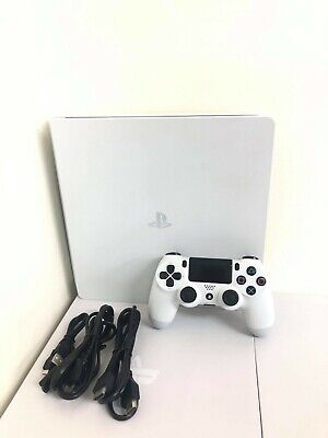 SONY PS4 Playstation 4 CUH-2200A 500GB Slim Console Glacier White Fedex  Shipping | eBay