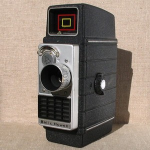 Vintage Bell & Howell Electric Eye 8mm cine camera