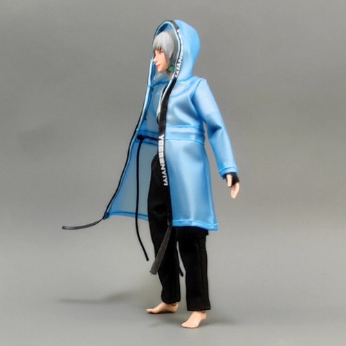 1/12 Scale Transparent Raincoat Tops Model Fit 6" Figma Action Figure Body Toys - 第 6/17 張圖片