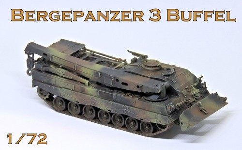 PRO BUILT 1/72 Bergepanzer 3 Buffel- ready model- NEW!!! - Picture 1 of 6