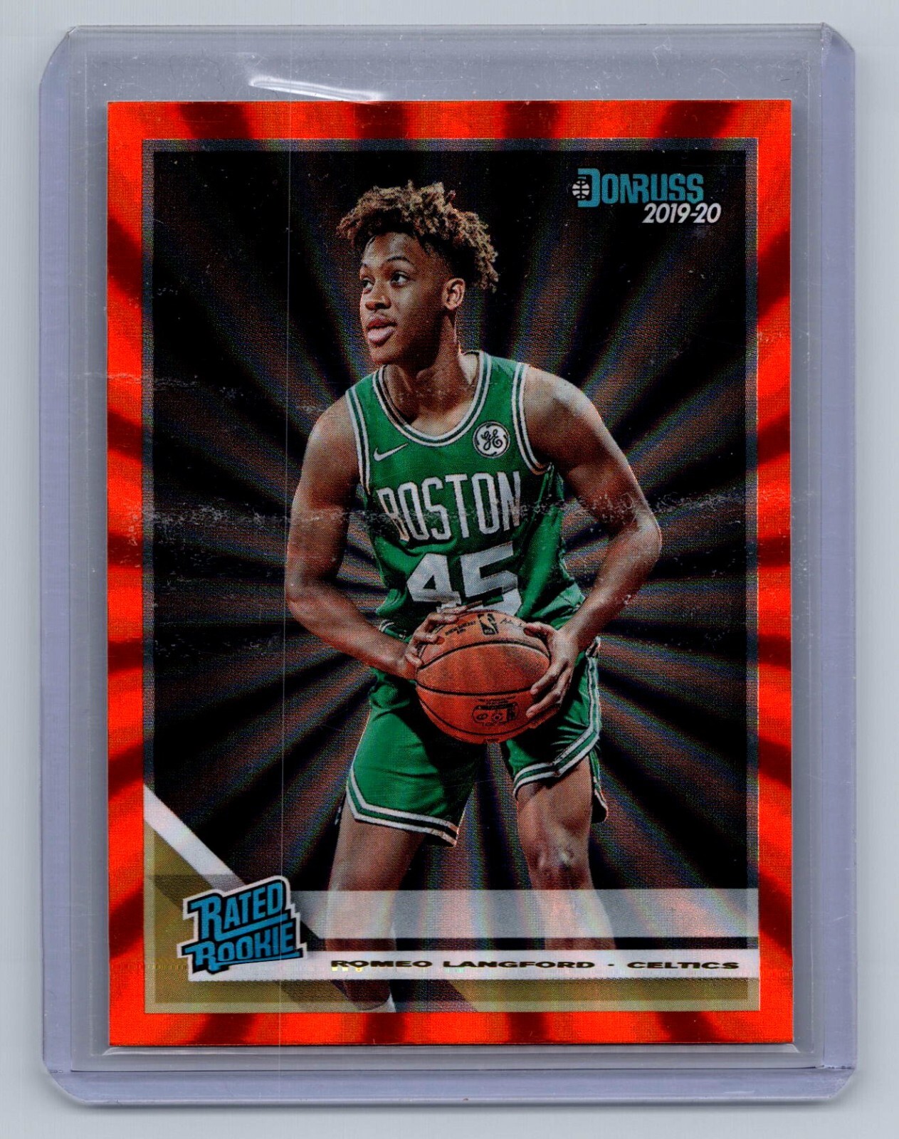 Romeo Langford RC 2019-20 Panini Donruss Orange Laser RR #213