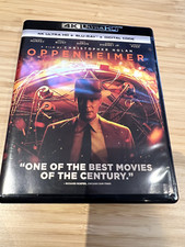 Oppenheimer 4K UHD Blu-ray Cillian Murphy