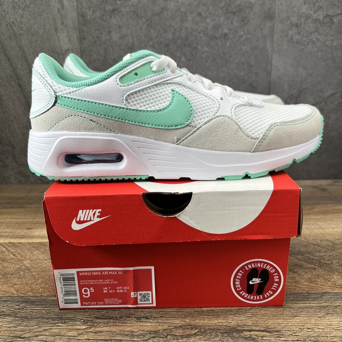 Nike Air Max SC Size 9.5 Womens White Jade Ice Casual Shoes | eBay