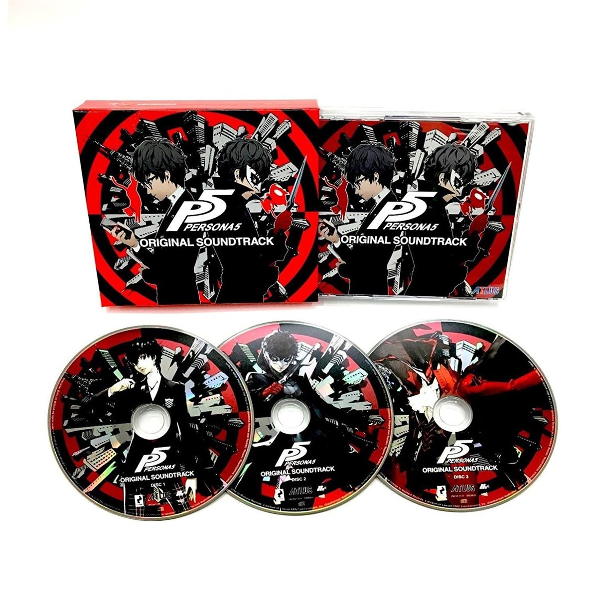 海外限定 Persona 5  オリジナルサンドトラック LP3枚 海外限定 Persona 5 オリジナルサンドトラック LP3枚