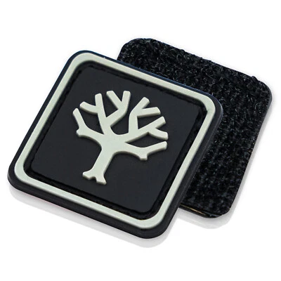 BÖKER® Green Tree Gitd Patch Aufnäher Aufbügler Logo 3D Abzeichen Klett - 090085