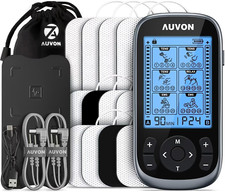 3n1 TENS Unit Muscle Stimulator,EMS Massage Machine w/ 40 Intensities-Pain Relie