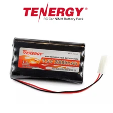 Tenergy 9.6V 2000mAh NiMH Battery Packs for RC Car w/ Standard Tamiya Connectors