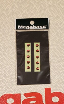 WOW! Megabass 3D Replacement Eye RED 5.0 ito coayu slider Others 10 Pk FREE SHIP