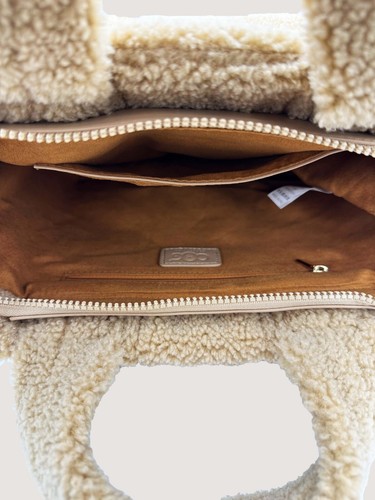 OOG Teddyfell Plüsch Shopper Tasche Wolle Schulter Henkeltasche Tote Bag Fluffy - Picture 20 of 40