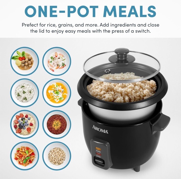【新品】アメリカ家電　AROMA　Rice Cooker（多機能炊飯器） アロマ Aroma 多機能炊飯器 デジタル炊飯器 食品スチーマー Rice