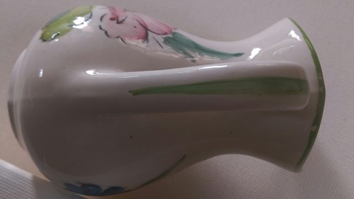 Jarra de frasco pequeño de colección crema para servidor de salsa gravada con salsa - pintada a mano Brasil - Imagen 5 de 10