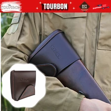 TOURBON Shooting Leather Rifle Recoil Pad Shotgun Stock Cover Shooting LOP ADD