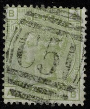 1873 GB Used Abroad VF Strike ST THOMAS C51 SG 153 Z12 4d Sage Pl 15 AB VGU