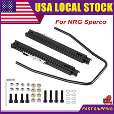 Universal Seat Slider Seat Mounting Track Assembly Kit Racewill For NRG Sparco