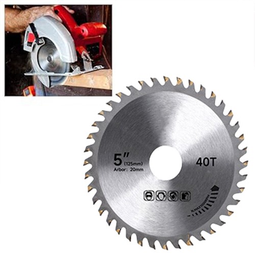 1/2pcsSägeblatt 125mm x 20mm 40 Zähne Kreissägeblatt TCT Holz Kreissägeblätter - Bild 19 von 26