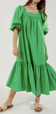 oversized midi dress women Sage Collared Oversized Midi Dress