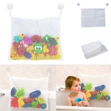 Kids Baby Bath Toy Hanging Sucker Storage Bag Organizer Child Net Suctions Tubs