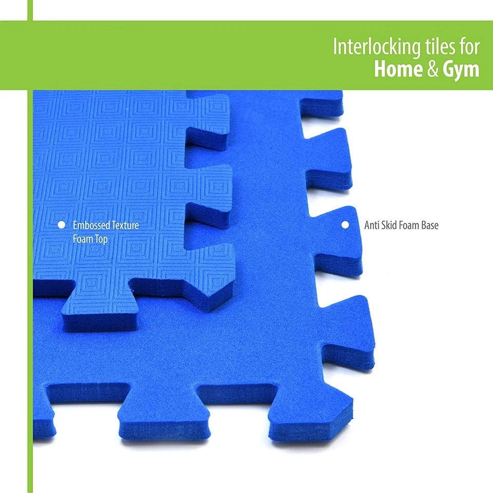 Interlocking Puzzle EVA 10mm Foam Floor Tiles Suitable for Home | Gym | Kids Pla - Image 4 of 4