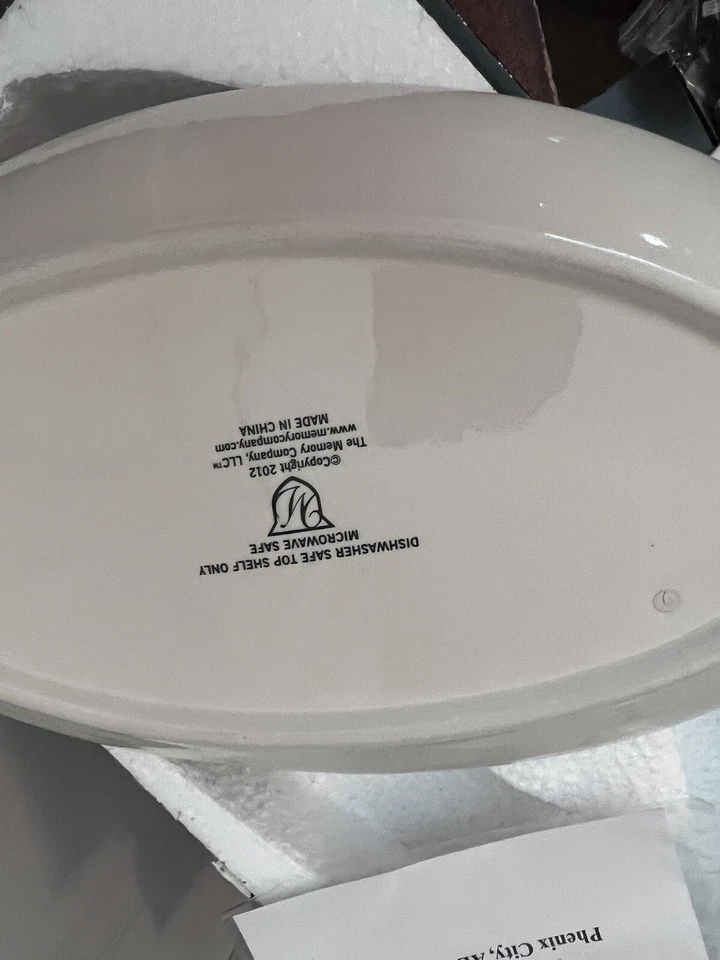 2012 Memory Company Сан-Хосе акулы НХЛ керамическая сервировочная тарелка блюдо тарелка изящный - Изображение 2 из 3