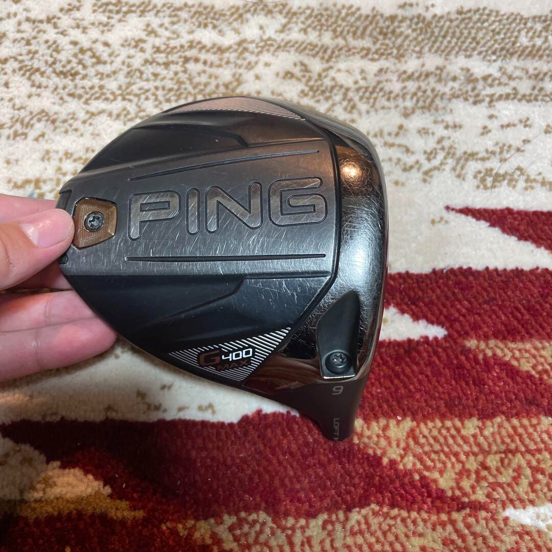 PING G400 MAX ドライバー 9度 PING G400 MAX 9° 9.0 degree driver head only Right handed