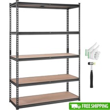 Heavy Duty Storage Shelving Unit 2000lbs Adjustable Metal Rack 5 Shelves New
