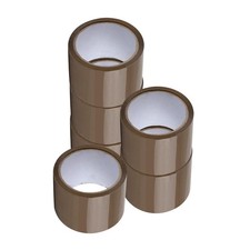 Tan Carton Box Sealing Packaging Tape 2.83 Inch x 110 Yards 2 Mil 24 Rolls