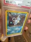 Pokemon Holo bubble unique placement Dark Blastoise 3/82 Team Rocket Holo 2000
