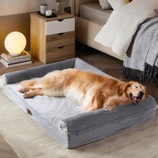 Orthopedic Dog Bed for Large Dogs   XL Washable Pet Bed with Waterpr