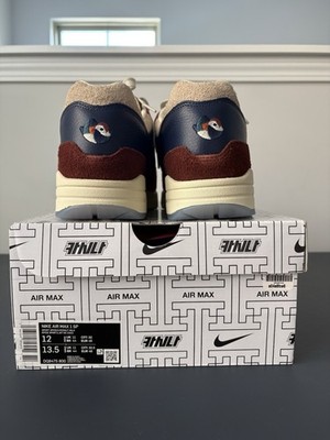 Nike Kasina x Air Max 1 SP Won-Ang Orange Multicolor Suede Low Top DQ8475-800