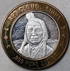 Limited Native American Series Red Cloud Sioux - .60 Ounces of .999 Pure Silver