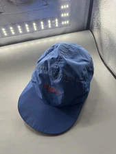 Vtg Columbia Bugaboo Hat Cap Men's Large Blue USA Made Red Fleece Liner Cap 90s