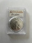 2022 American Silver Eagle MS70 FDOI HOF Bruce Sutter Signed Pop 21