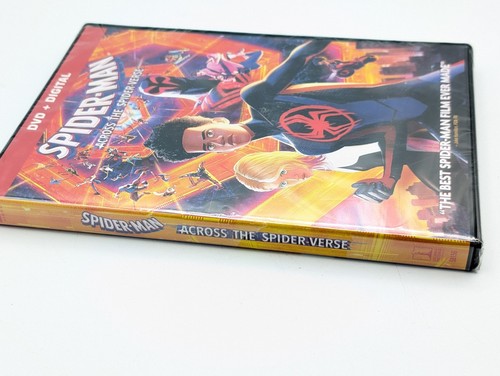 Spider-Man Across the Spider-Verse DVD 2023 Movie New Sealed Region 1 - Foto 3 di 10