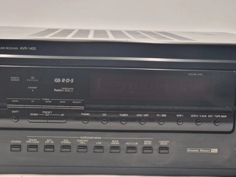 Denon AVR-1400 AV Surround Receiver - Used, Working, No Accessories - Image 4 of 4