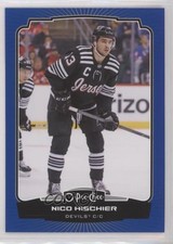 2022-23 O-Pee-Chee Blue Border Nico Hischier #38 0ol6