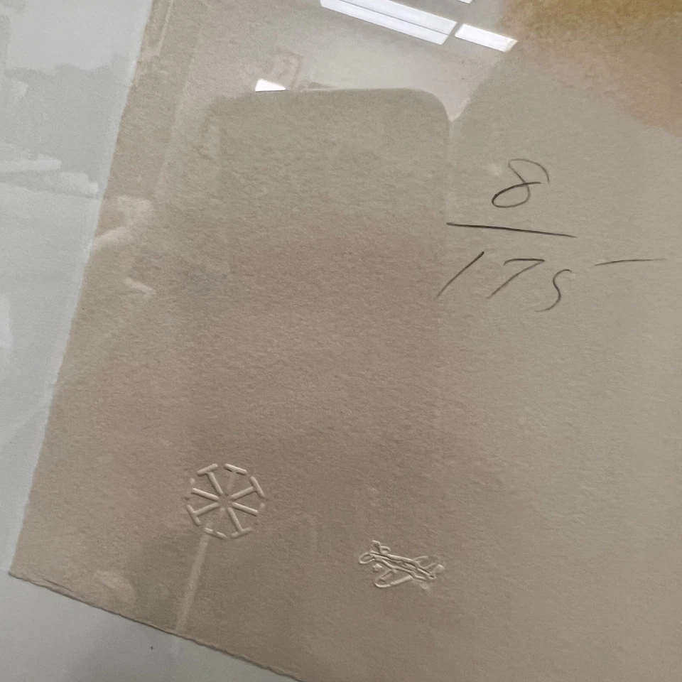 Flashback VII ограниченный выпуск шелкография абстрактное искусство Джон Чемберлен 8/175 - Изображение 4 из 4