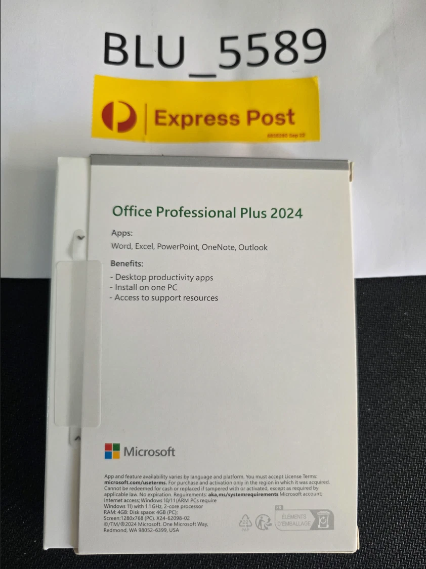 Office 2024 Professional Plus -Express post -1PC USB ver