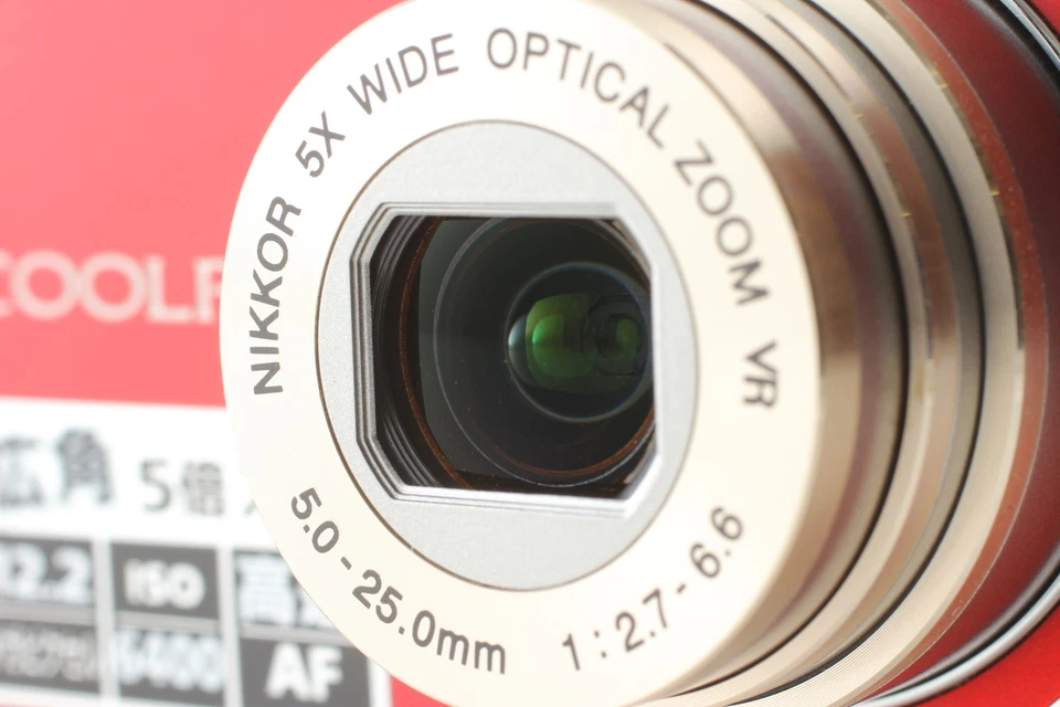 [Near MINT w/Box] Nikon COOLPIX S640 Precious Red 12.3MP Digital Camera F JAPAN - Image 4 of 4