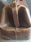 Antique/Vintage  Brown Leather  Gladstone/Doctors Bag. — photo 5
