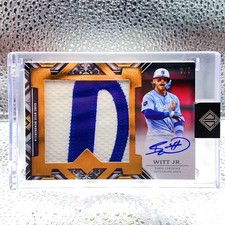 2025 Topps Transcendent Bobby Witt Jr. Jumbo Patch Auto Game Used /5