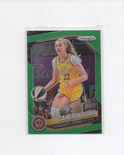 2025 Panini WNBA Prizm green 87 Cameron Brink