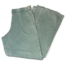 Art Class Kids Size XXL (18) Aqua Blue/Green Mineral Wash Wide Leg Lounge Pan