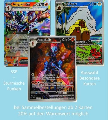 Pokémon Karten | Stürmische Funken SSP | Besondere Karten | Auswahl | Pokemon