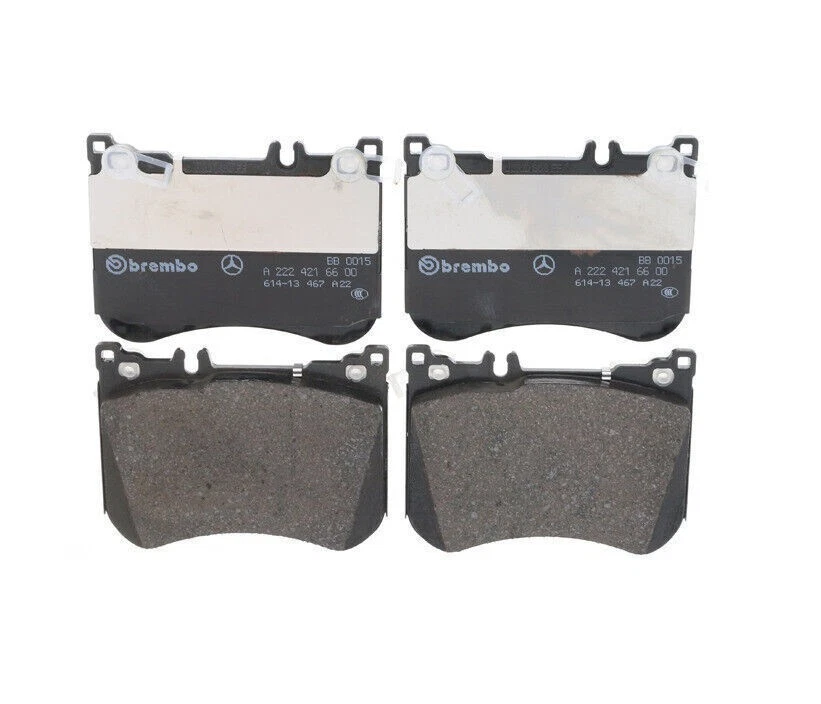 Rotores delanteros y traseros con pastillas de freno y sensores para Mercedes Benz 17-18 GENUINOS Foto 4 de 4